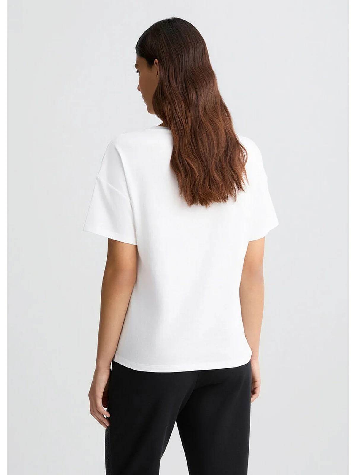 LIU JO WHITE T-shirt Donna  WA5147JS923 T9817 Bianco - Image 3