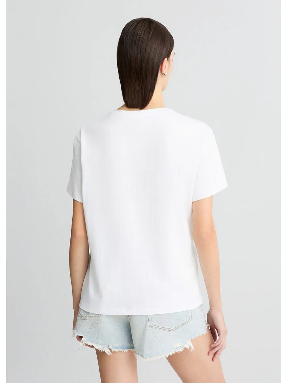 LIU JO WHITE T-shirt Donna WA5230JS904 M9439 Bianco - Image 3