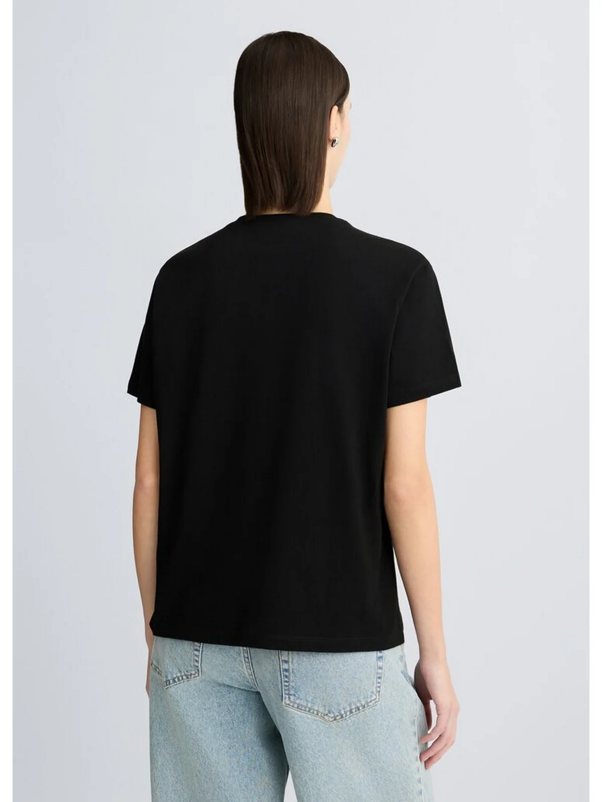 LIU JO WHITE T-shirt Donna WA5230JS904 M9441 Nero - Image 3