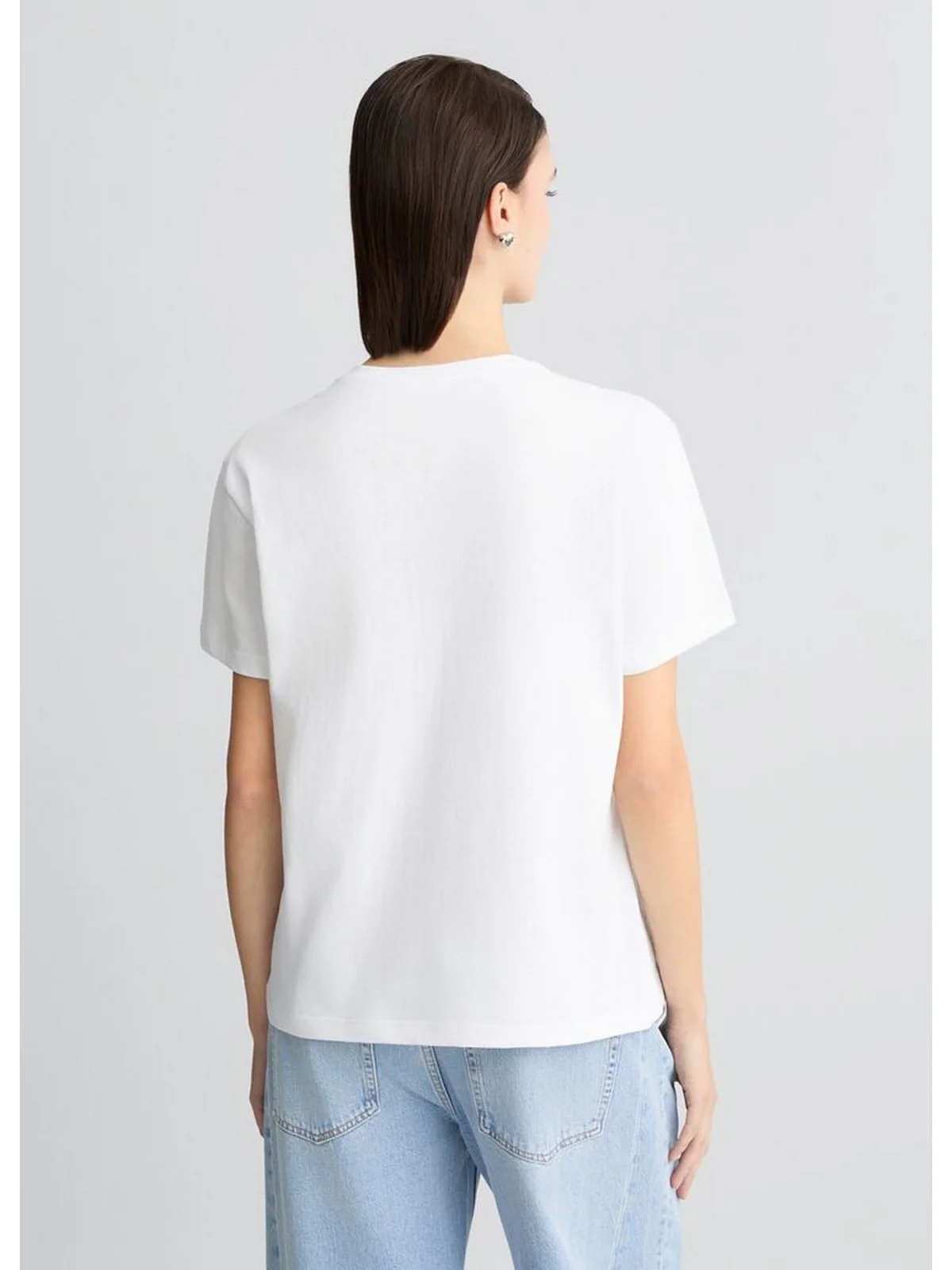 LIU JO WHITE T-shirt Donna  WA5230JS904 M9671 Bianco - Image 3