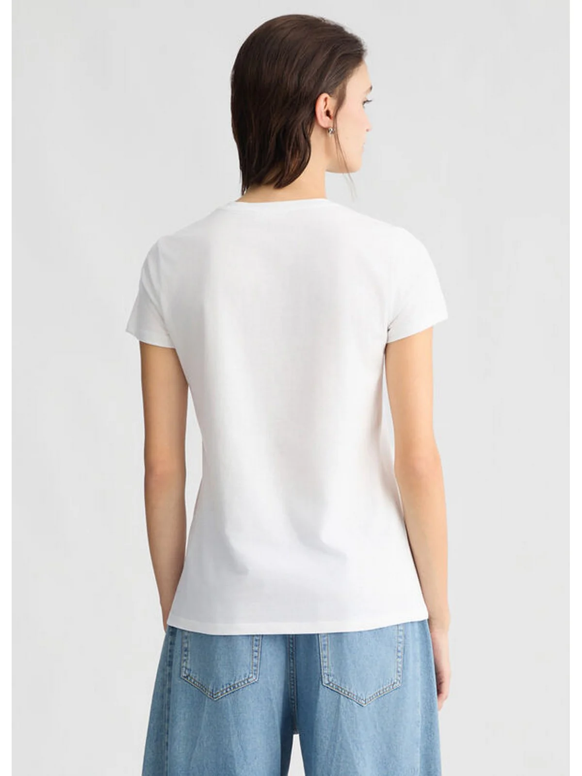LIU JO WHITE T-shirt Donna  WA5239JS923 M9565 Bianco - Image 3