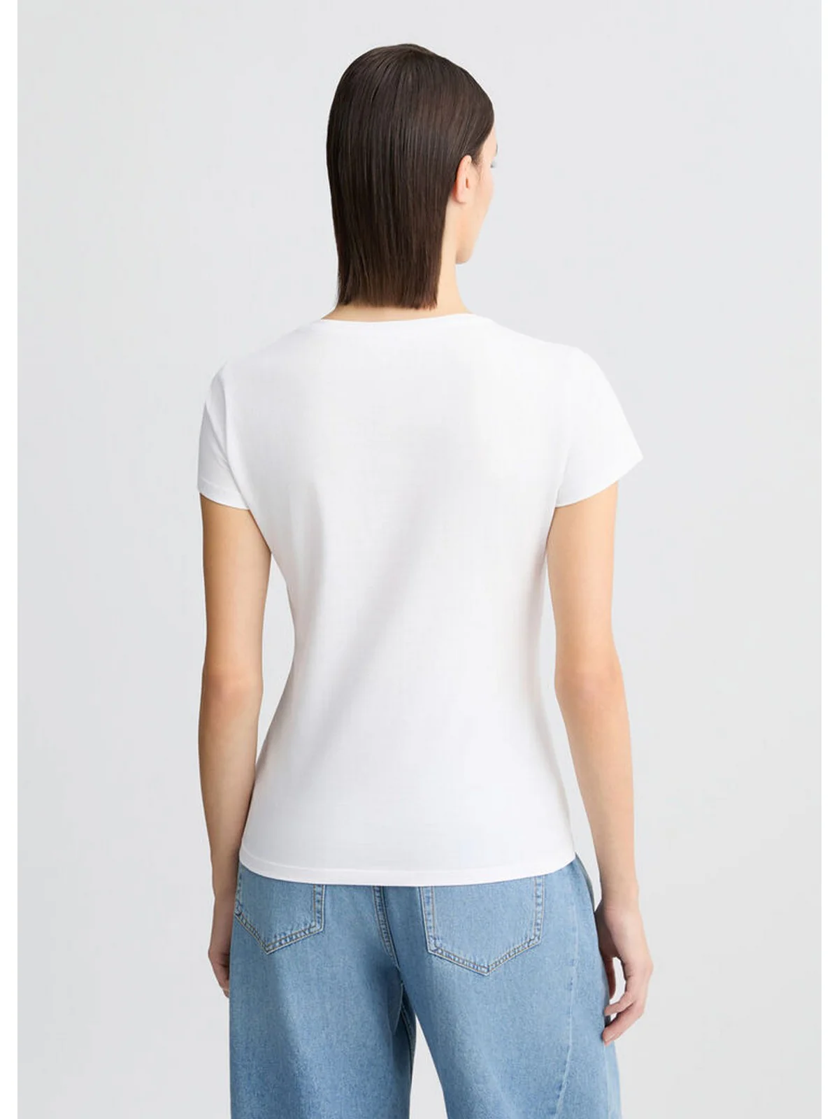 LIU JO WHITE T-shirt Donna  WA5239JS923 M9566 Bianco - Image 3