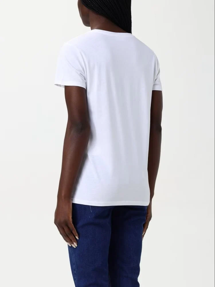 LIU JO WHITE T-shirt Donna  WA5240JS923 M9594 Bianco - Image 3