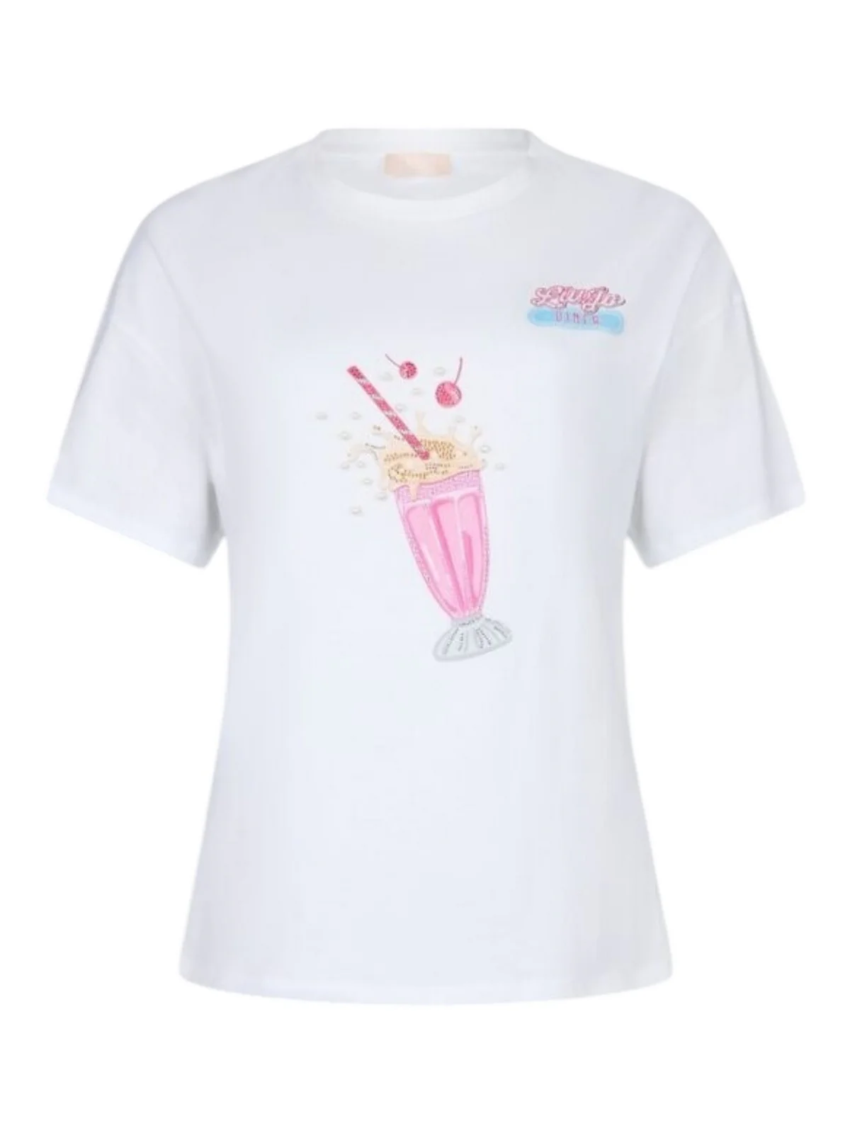 LIU JO WHITE T-shirt Donna WA5342JS923 M9503 Bianco