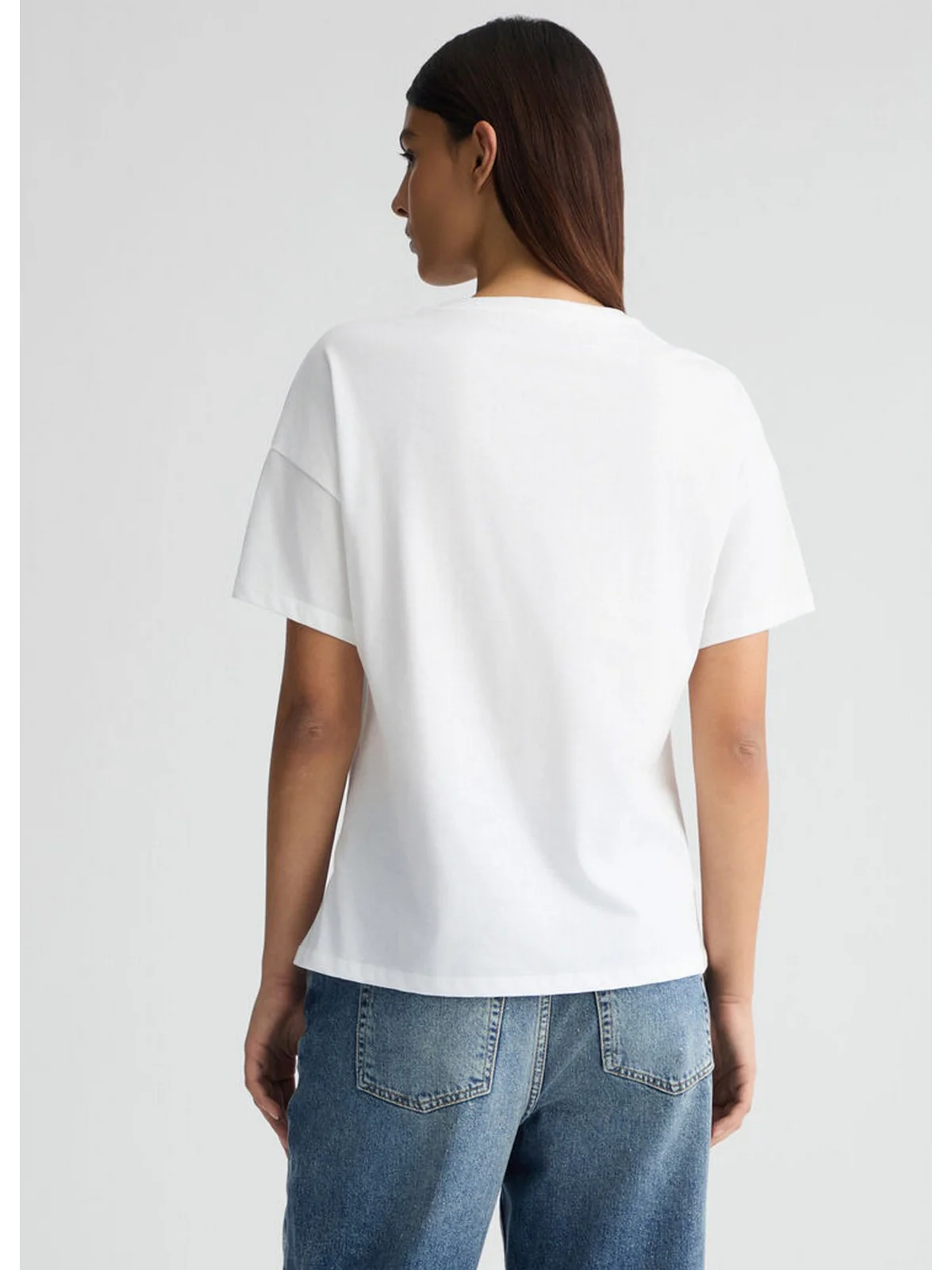 LIU JO WHITE T-shirt Donna WA5342JS923 M9504 Bianco - Image 3
