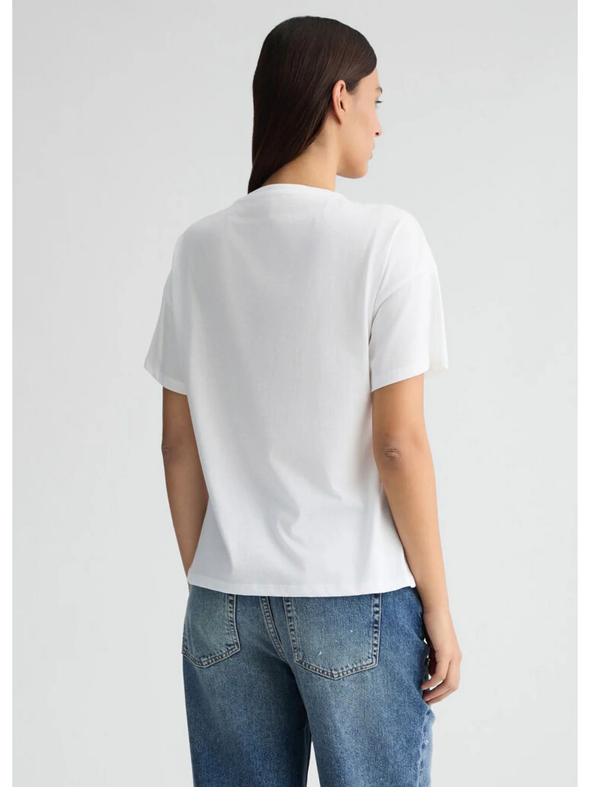 LIU JO WHITE T-shirt Donna  WA5342JS923 M9505 Bianco - Image 4