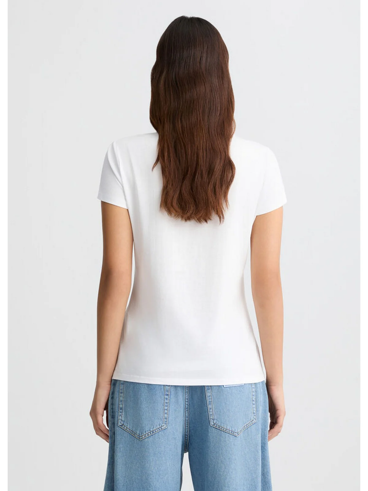 LIU JO WHITE T-shirt Donna  WA5362JS923 M9568 Bianco - Image 3
