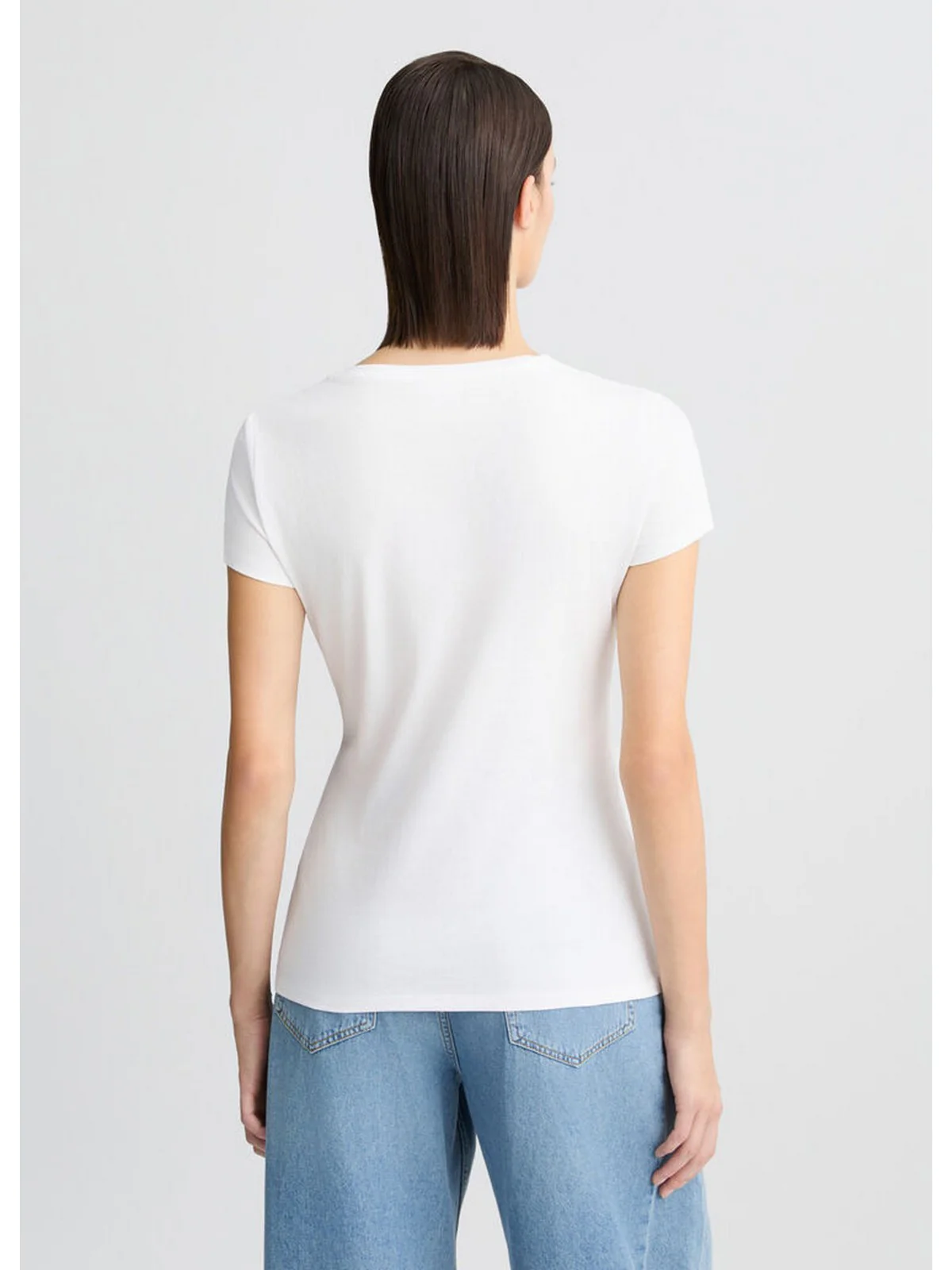 LIU JO WHITE T-shirt Donna  WA5362JS923 M9569 Bianco - Image 3