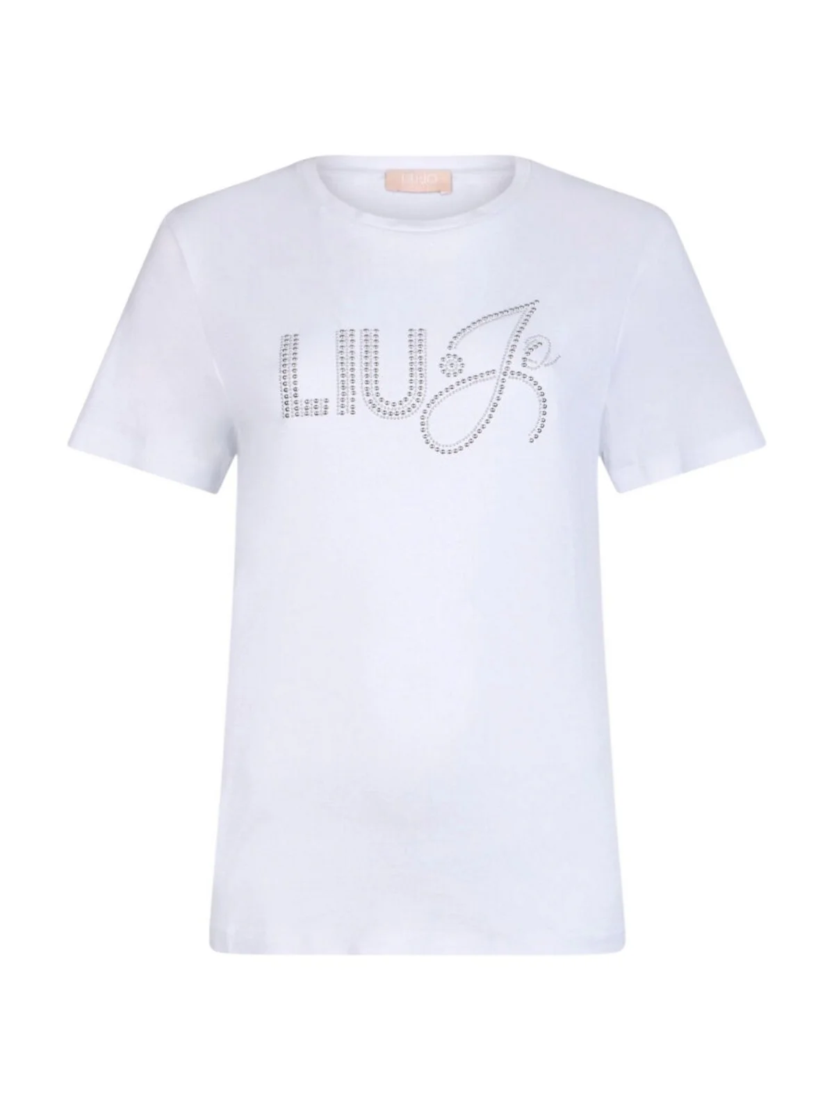 LIU JO WHITE T-shirt Donna WA6491JS923 P9353 Bco LiuJo hotfixed
