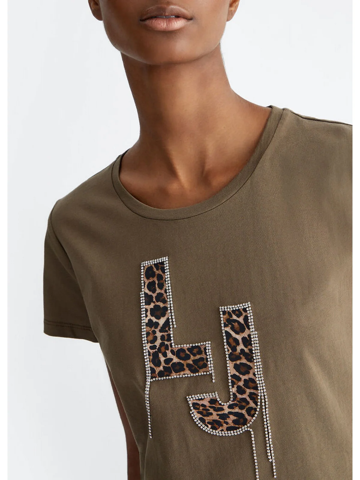 LIU JO WHITE T-Shirt e Polo Donna  MA4066J5904 N9391 Verde - Image 2