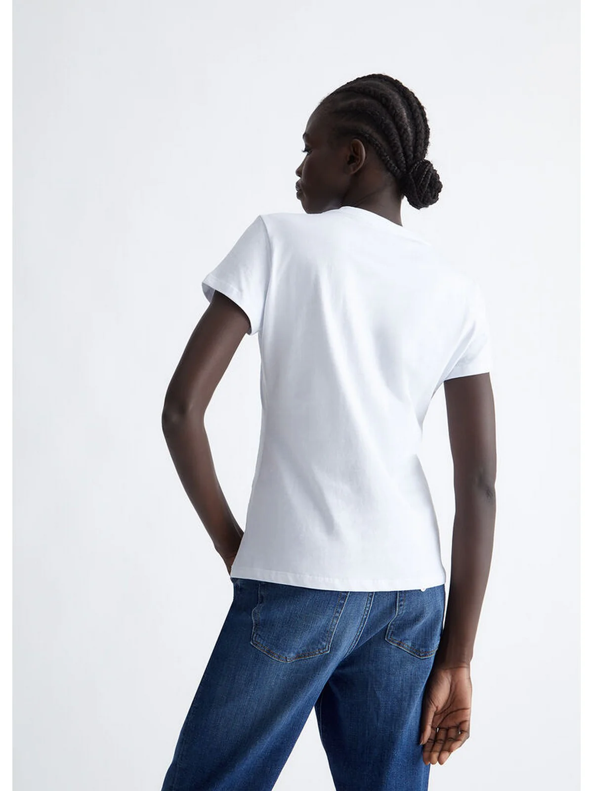 LIU JO WHITE T-Shirt e Polo Donna  WF3085J6308 Q9662 Bianco - Image 2