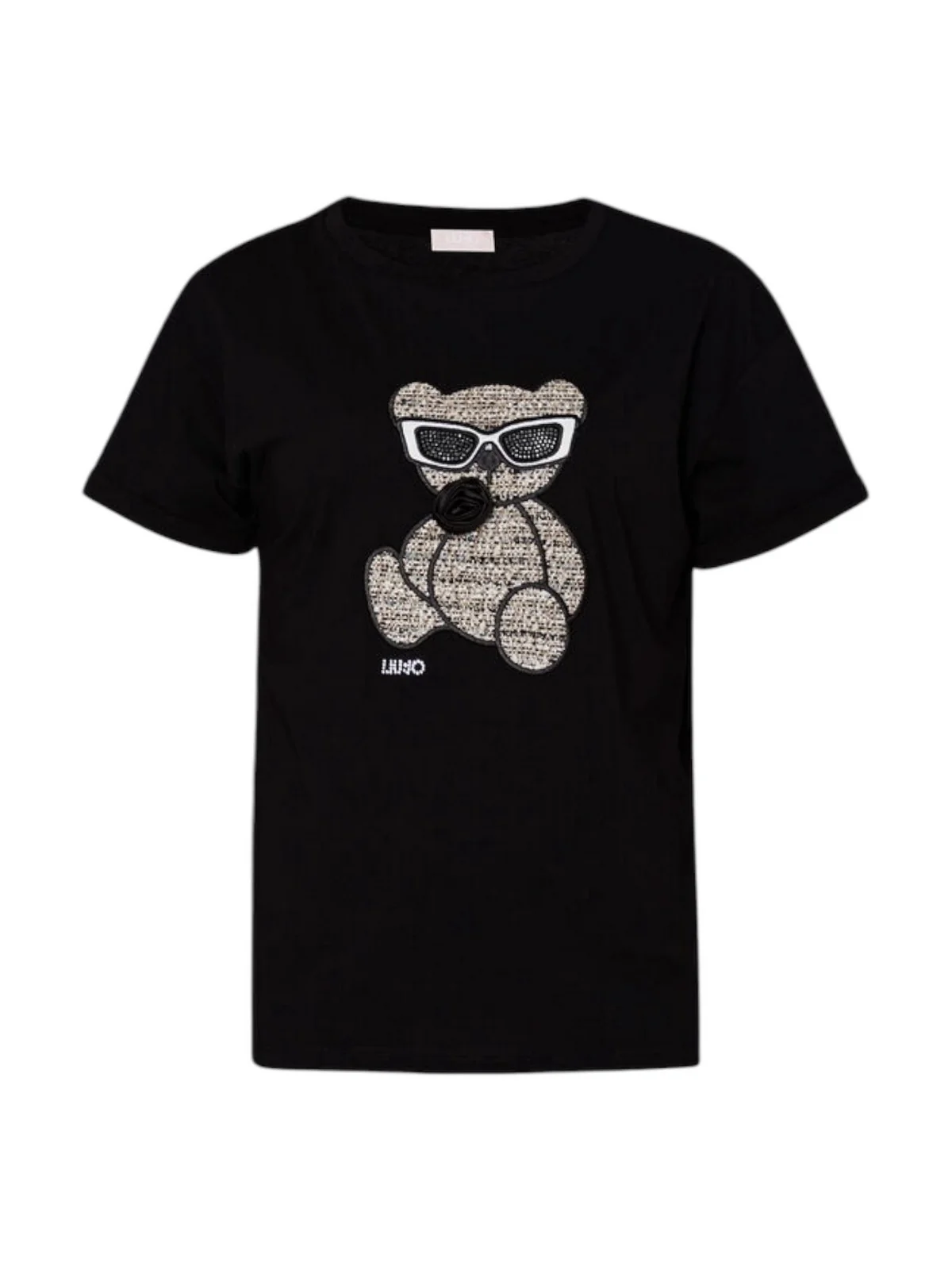 LIU JO WHITE T-Shirt e Polo Donna WF4411J5904 N9940 Nero
