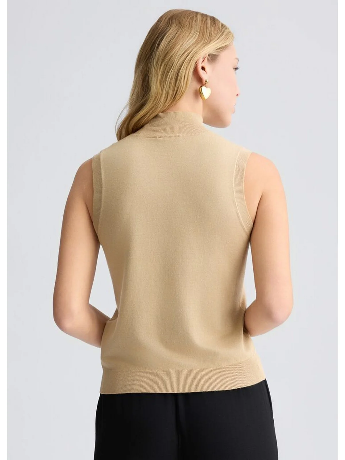 LIU JO WHITE Top Donna WA5054MS49I 60920 Beige - Image 4