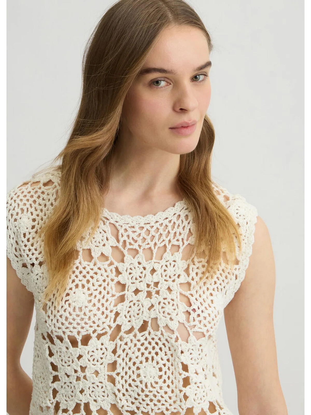 LIU JO WHITE Top Donna WA5209MA30Q 10701 Bianco - Image 3
