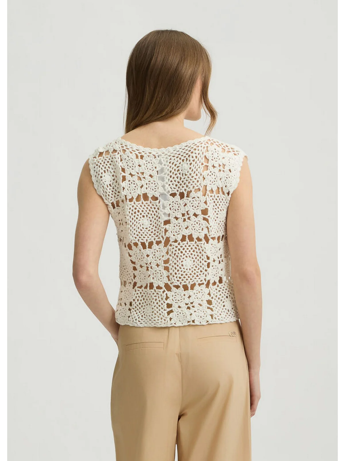 LIU JO WHITE Top Donna WA5209MA30Q 10701 Bianco - Image 4