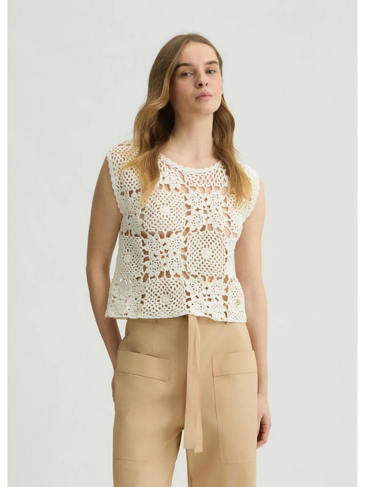 LIU JO WHITE Top Donna WA5209MA30Q 10701 Bianco - Image 5