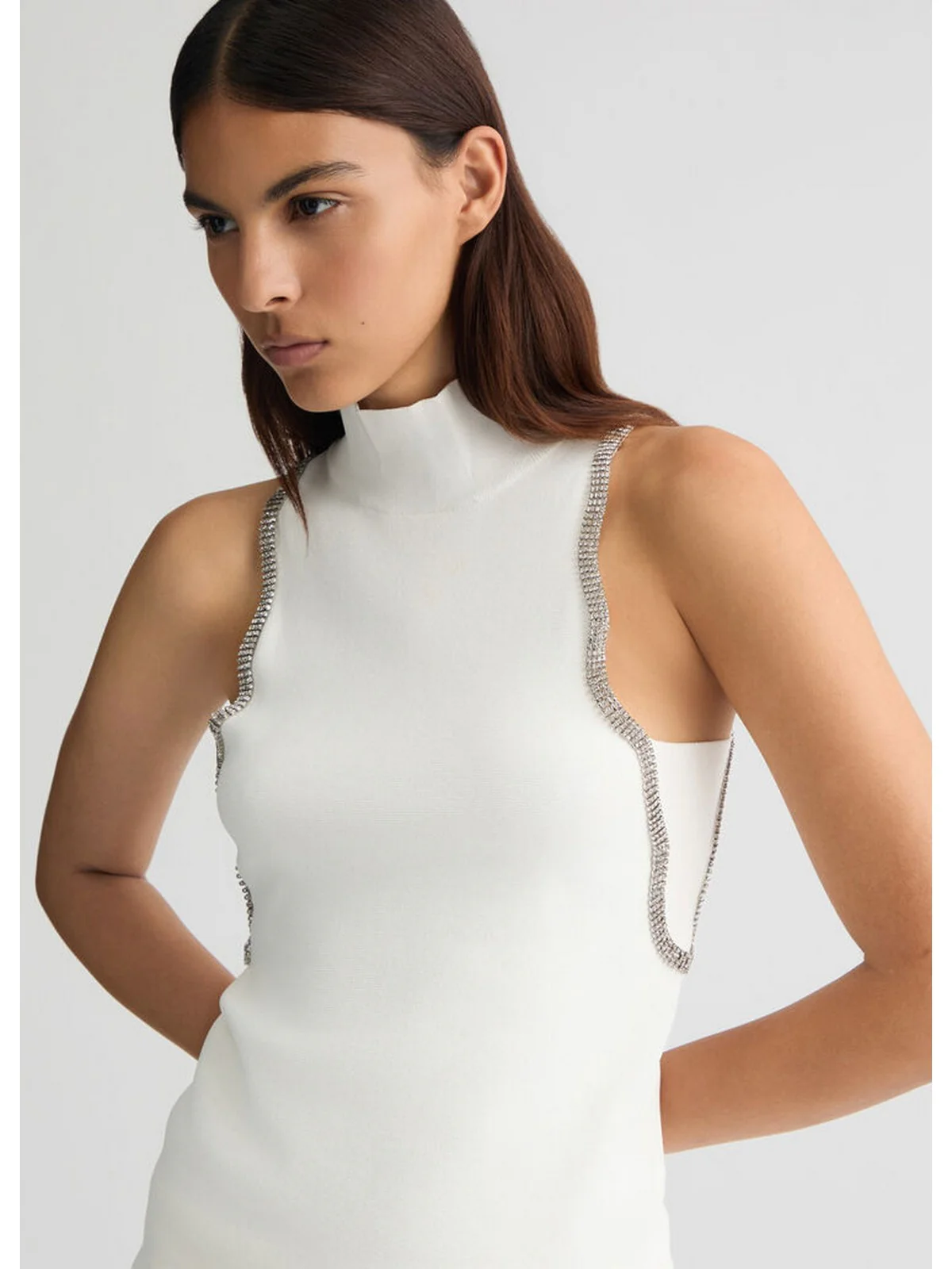 LIU JO WHITE Top Donna  WA5224MS55N 10701 Bianco - Image 3