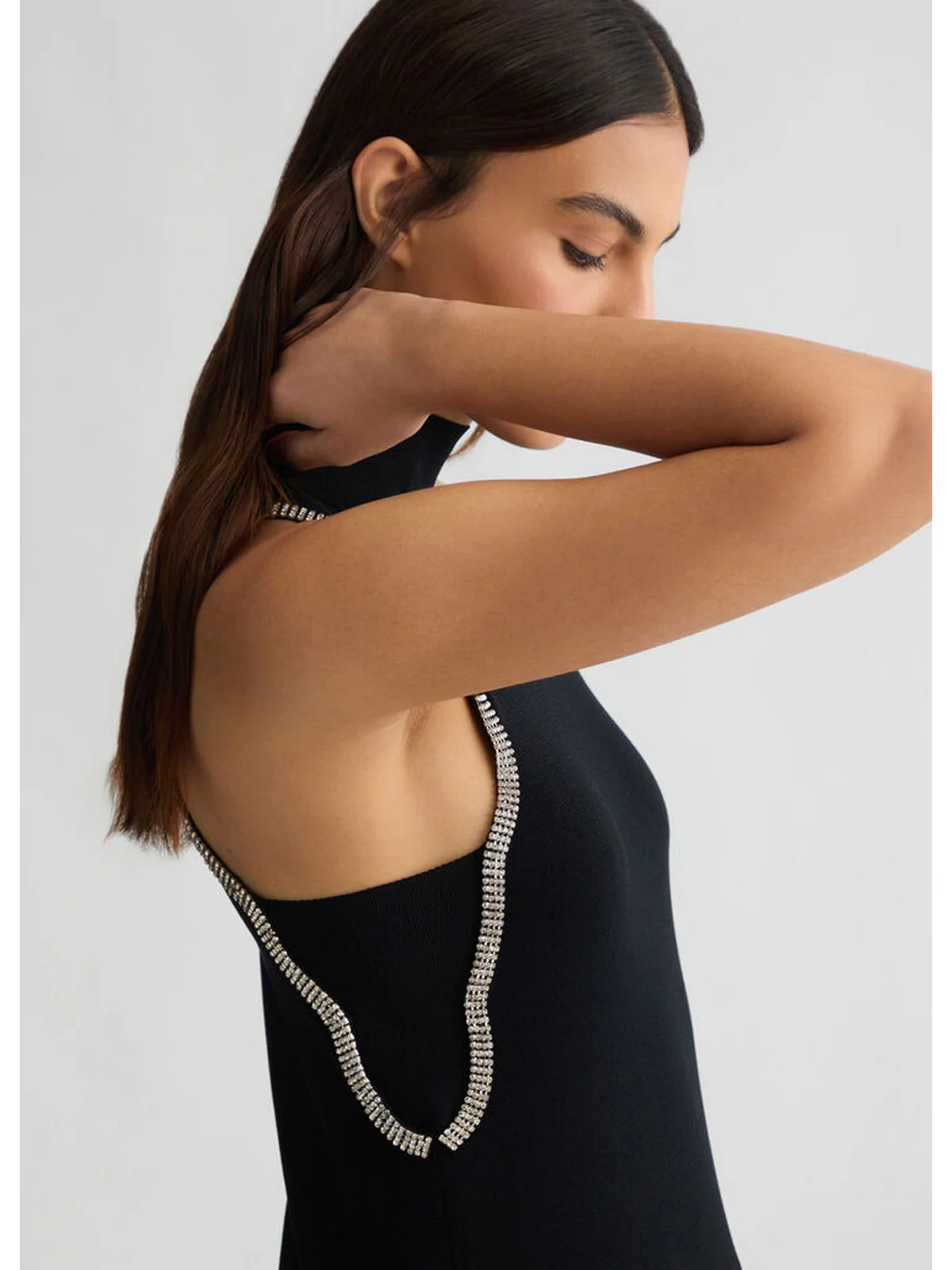 LIU JO WHITE Top Donna  WA5224MS55N 22222 Nero - Image 3