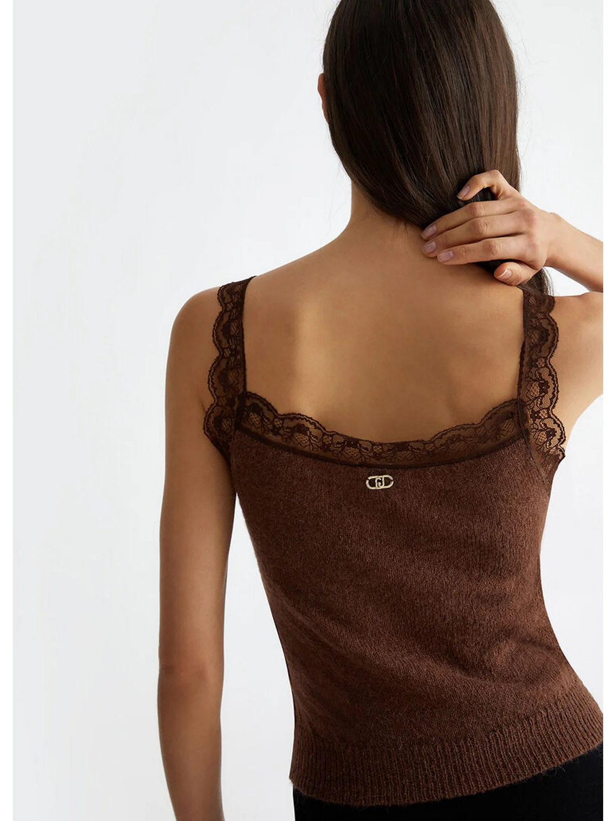 LIU JO WHITE Top Donna  WF4333MAG71 91218 Marrone - Image 2