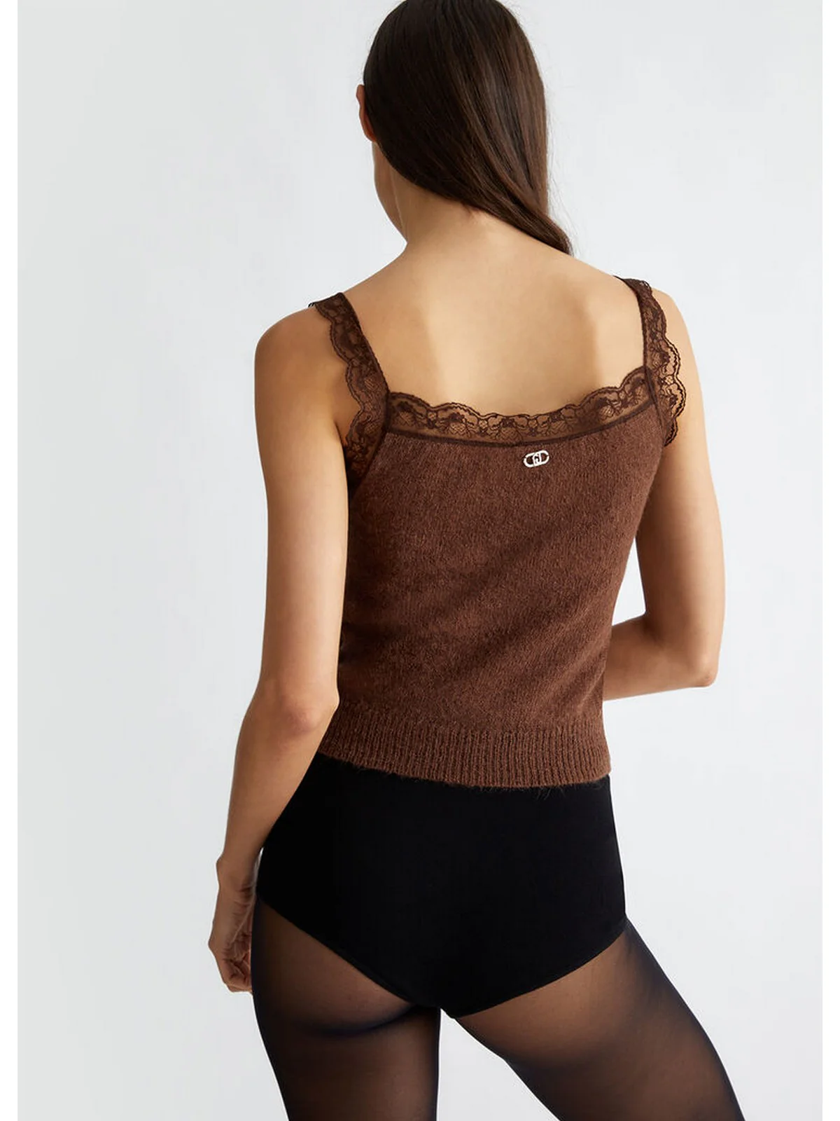 LIU JO WHITE Top Donna  WF4333MAG71 91218 Marrone - Image 4