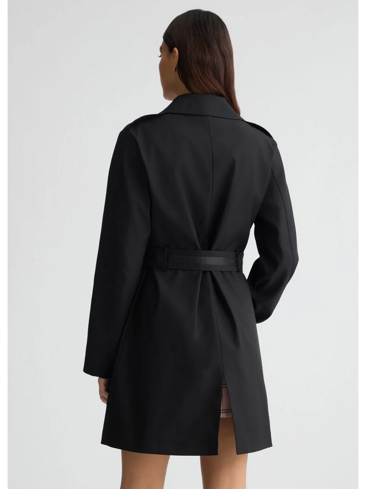 LIU JO WHITE Trench Donna  WA5242T3929 M9520 Nero - Image 4