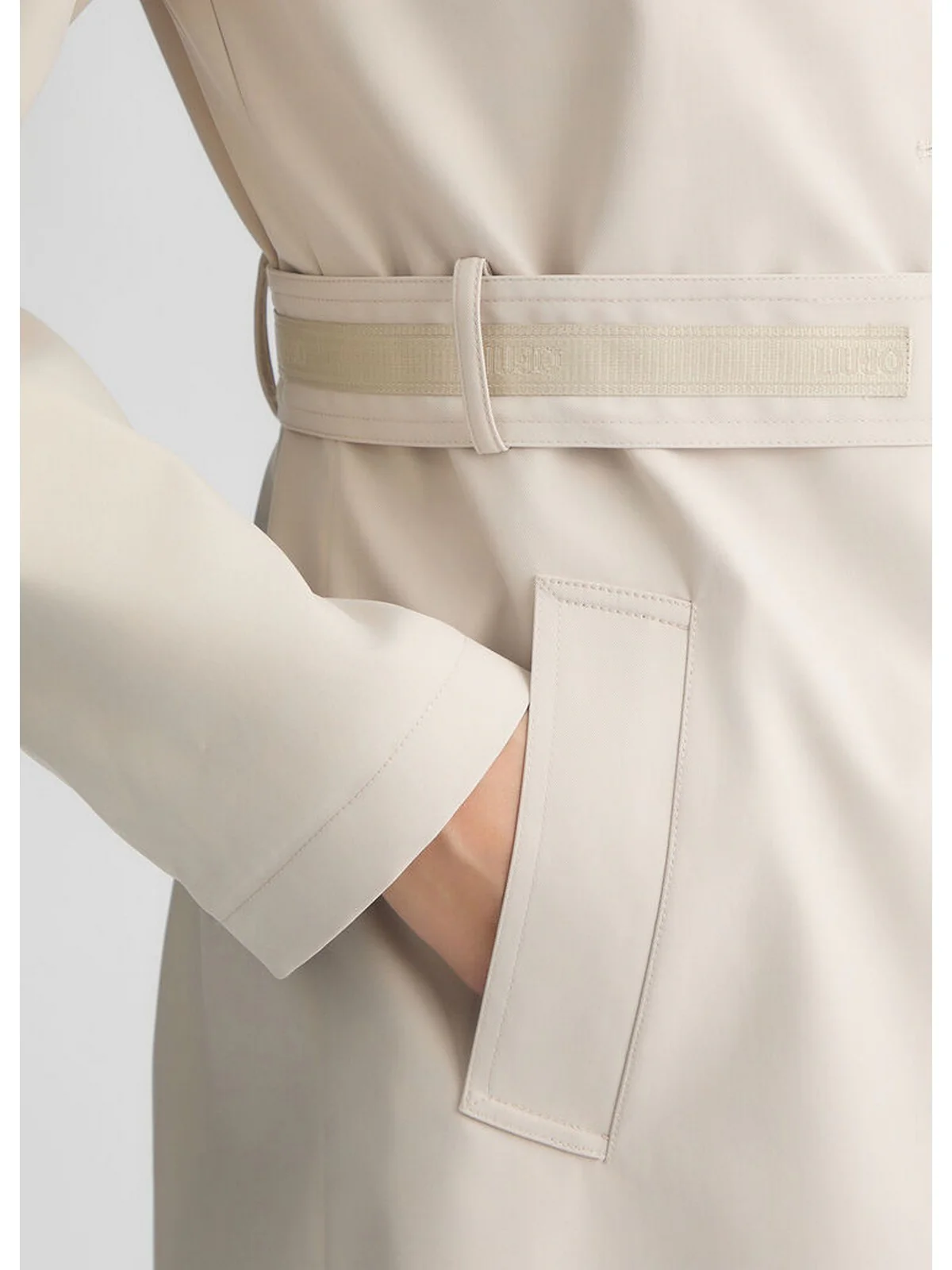 LIU JO WHITE Trench Donna  WA5242T3929 M9638 Bianco - Image 3