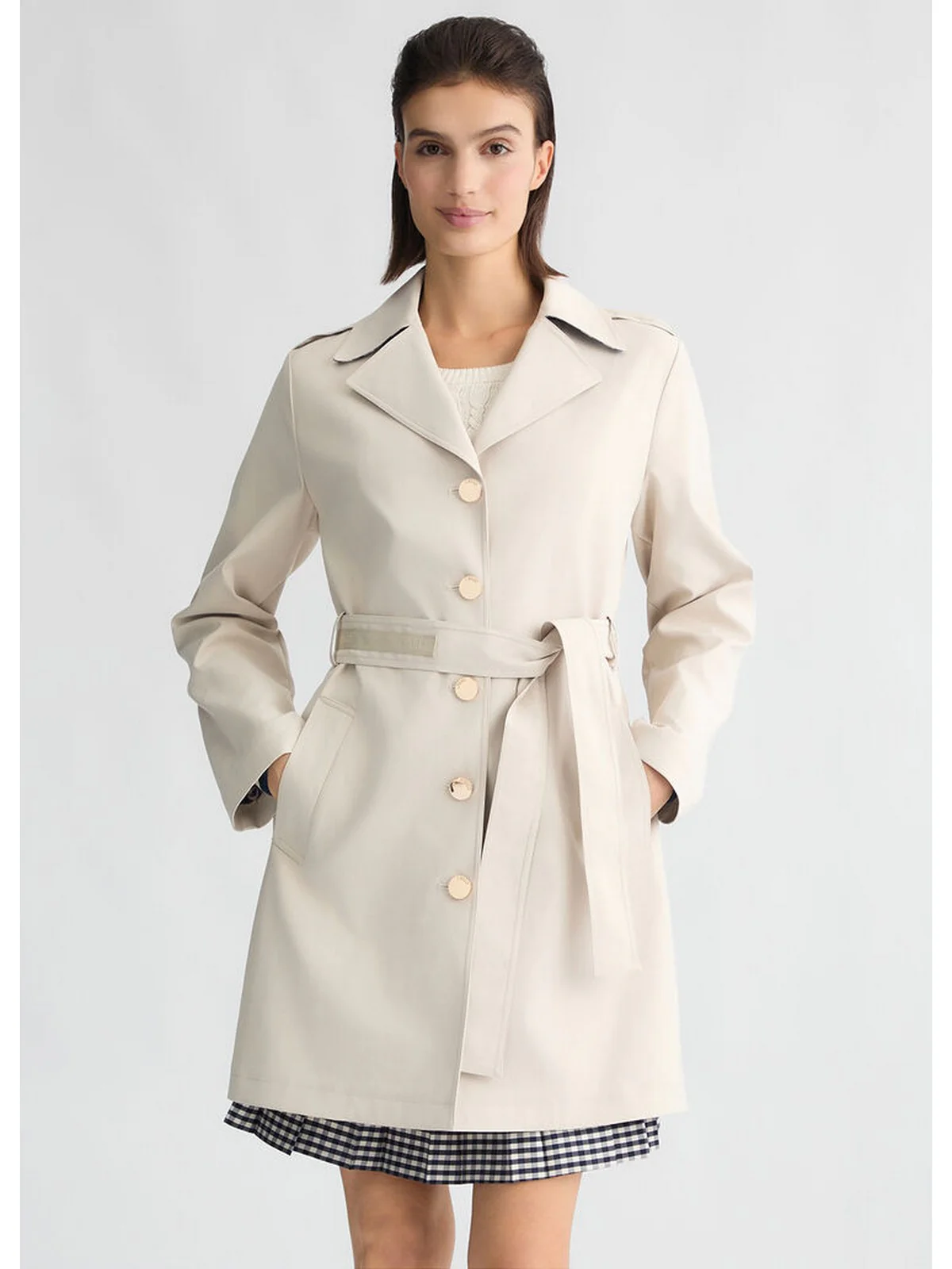 LIU JO WHITE Trench Donna  WA5242T3929 M9638 Bianco - Image 5