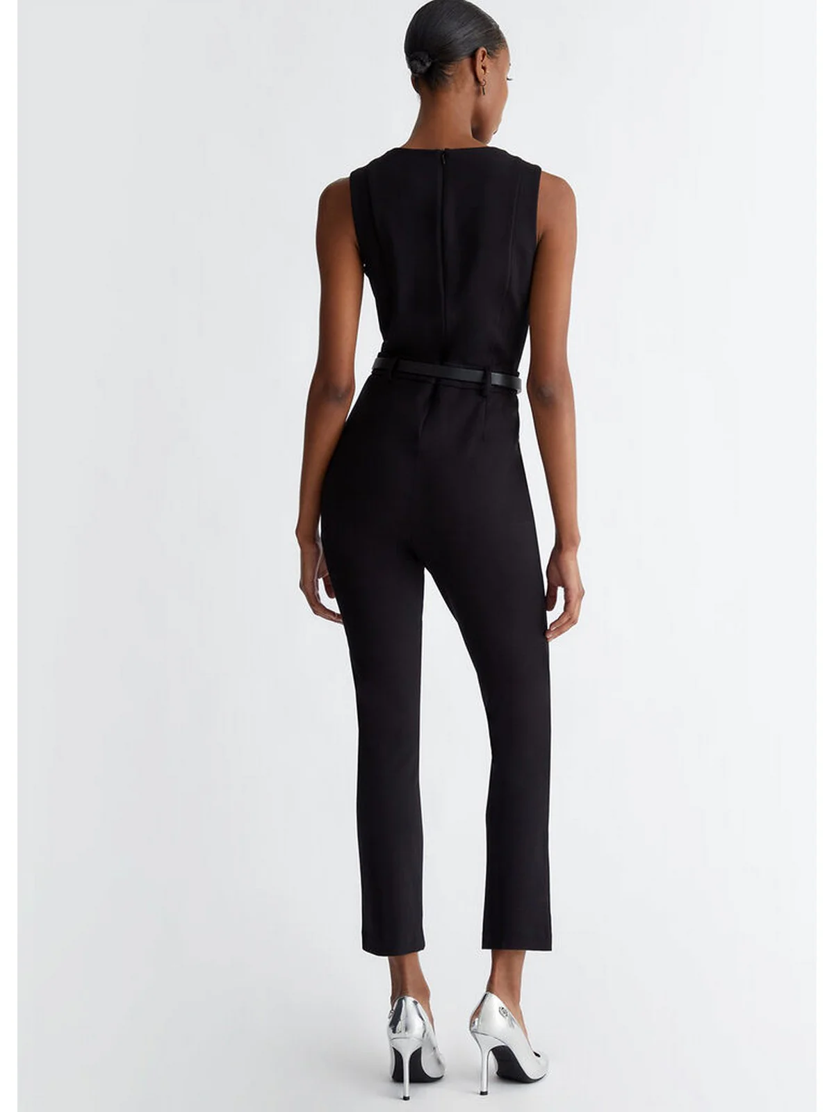 LIU JO WHITE Tuta Donna  WF4385J9189 22222 Nero - Image 3