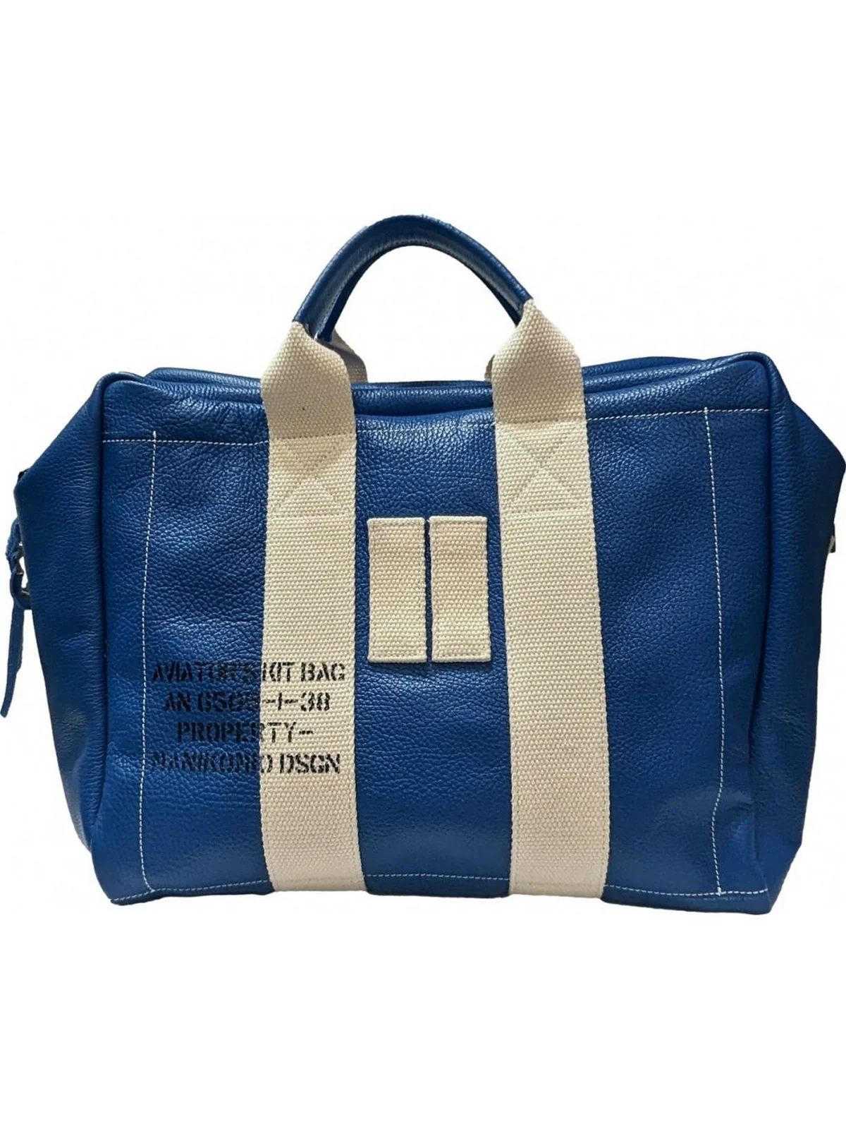 MANIKOMIO DSGN Borsa Uomo Icon leather AN6505-1 PM11 Blu - Image 3