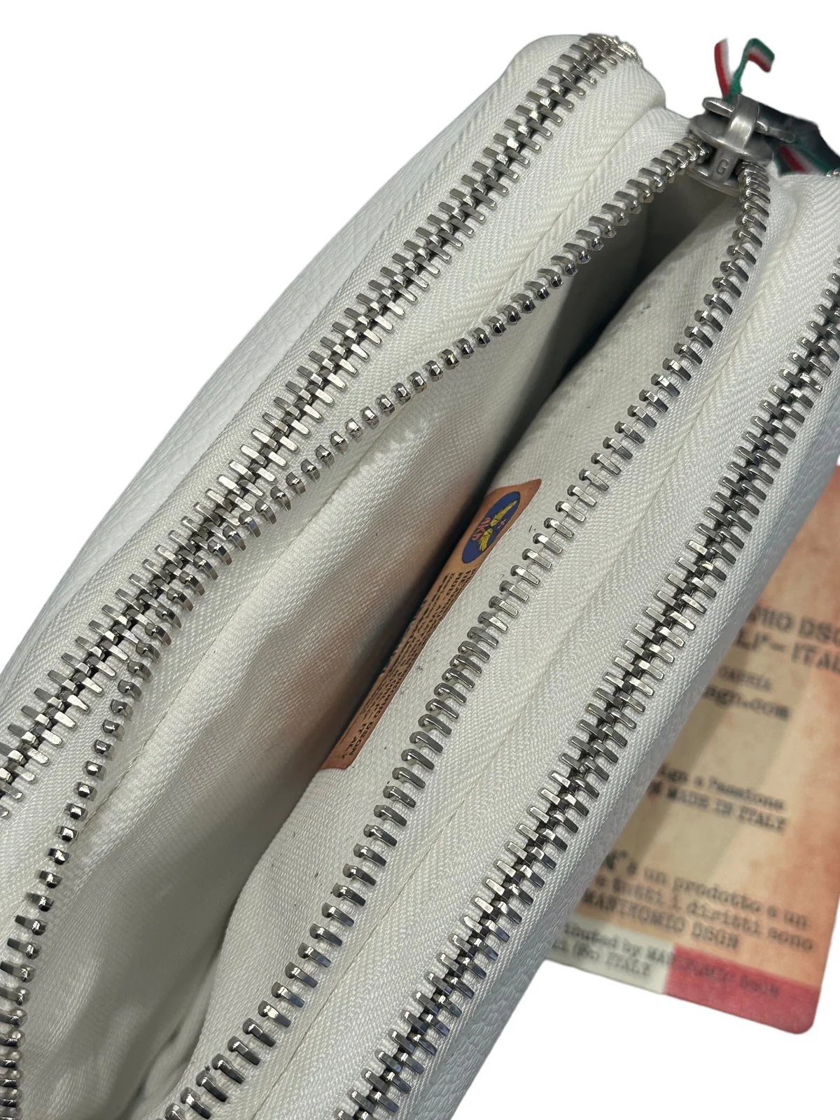 MANIKOMIO DSGN Pochette Uomo Borbello CLUTCH PM02 Bianco - Image 5
