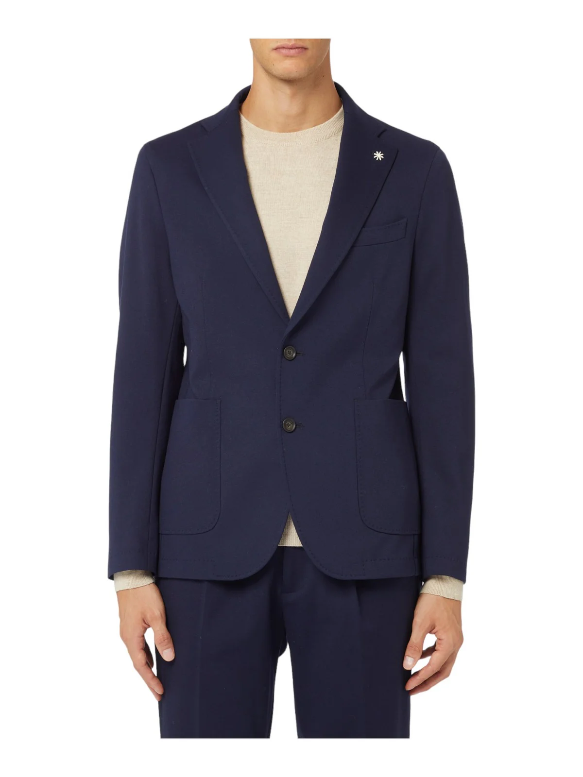 MANUEL RITZ Giacca Uomo  3532G2728M 233760 89 Blu - Image 2