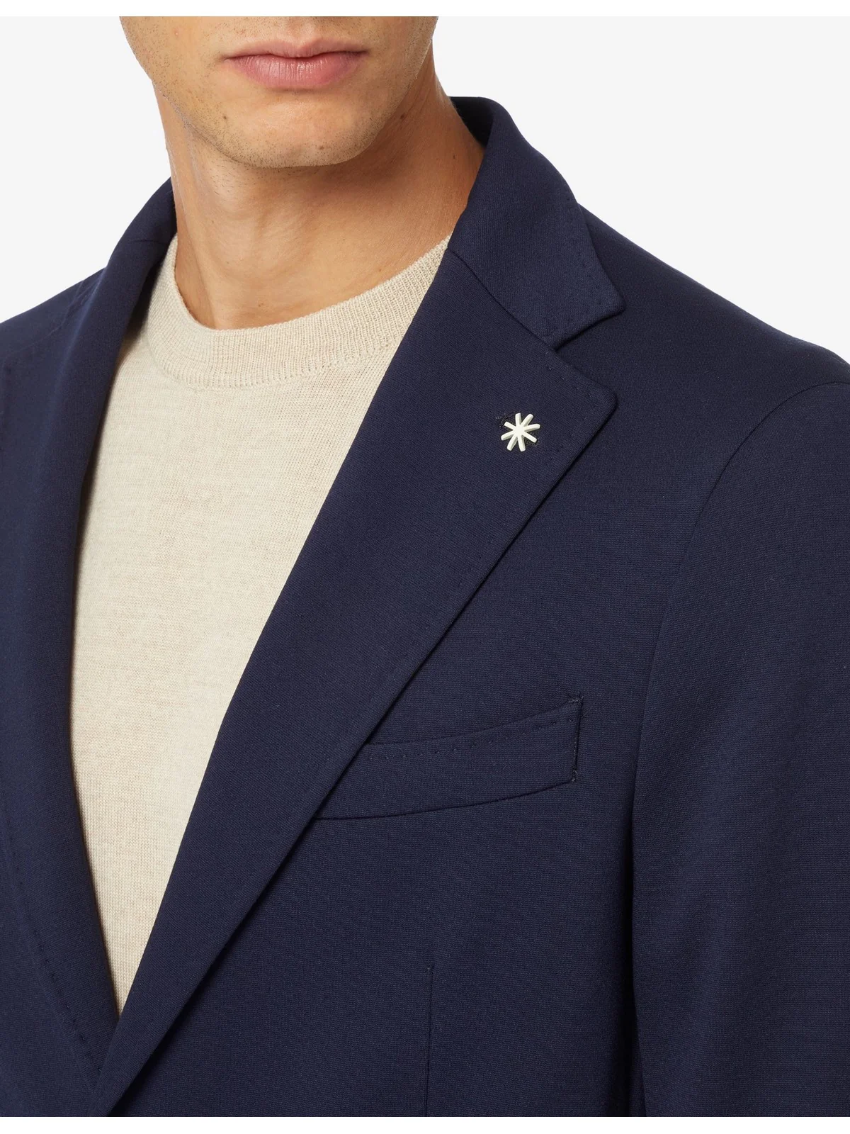 MANUEL RITZ Giacca Uomo  3532G2728M 233760 89 Blu - Image 4