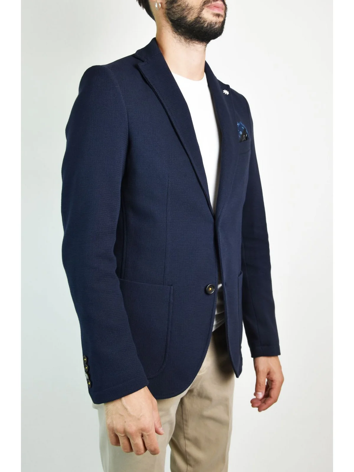 MANUEL RITZ Giacca Uomo  3532G2900M 233925 89 Blu - Image 3