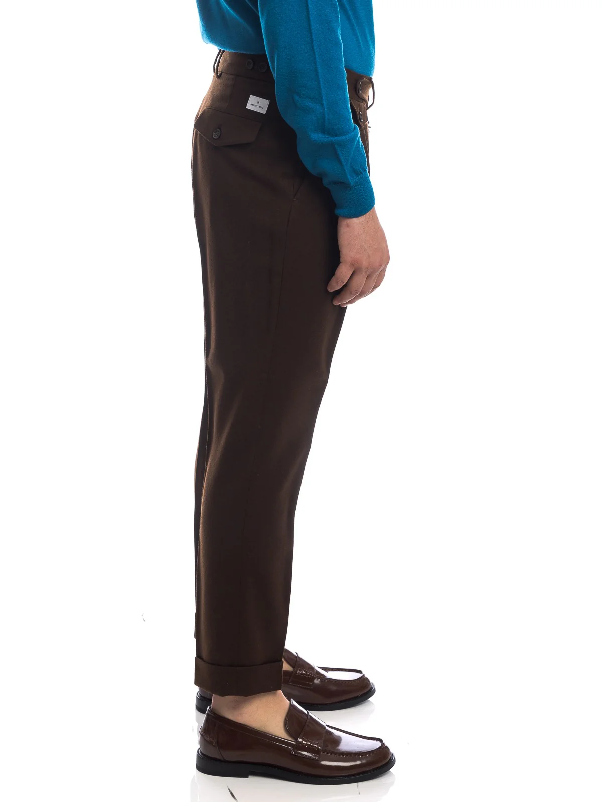 MANUEL RITZ Pantalone Uomo  3532P1668 230501 29 Marrone - Image 2
