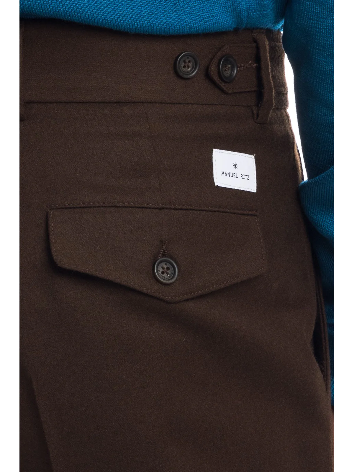 MANUEL RITZ Pantalone Uomo  3532P1668 230501 29 Marrone - Image 5