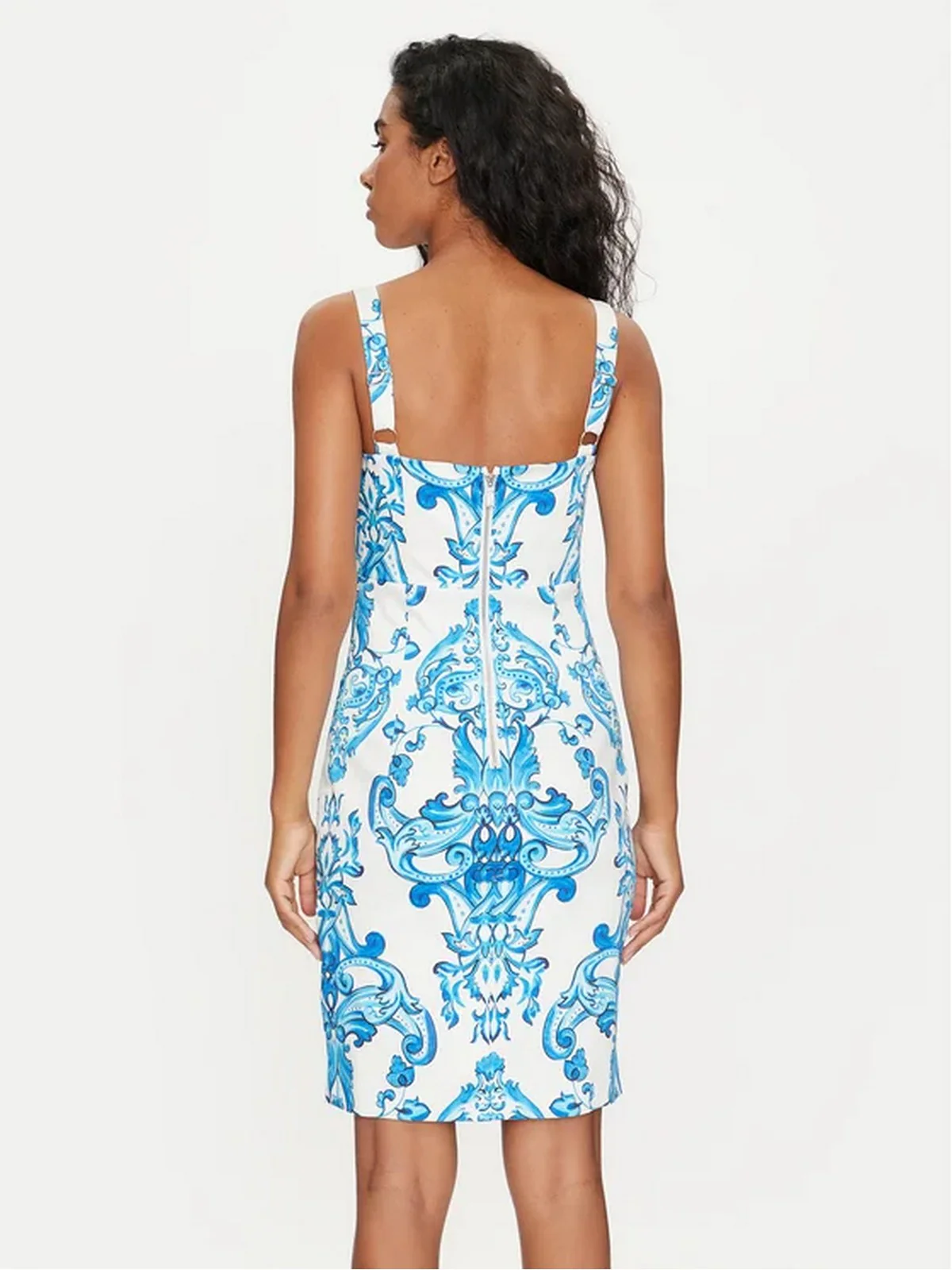 MARCIANO Abito Donna BLUE NOTE PENCIL DRE 4GGK71 7247Z P7PT Blu - Image 4