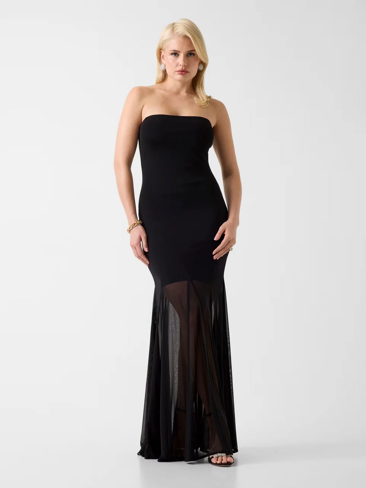 MARCIANO Abito Donna FLOR STRAPLESS BANDAGE MAXI G6GK55 Z0664 JBLK Jet Black A996 - Image 2