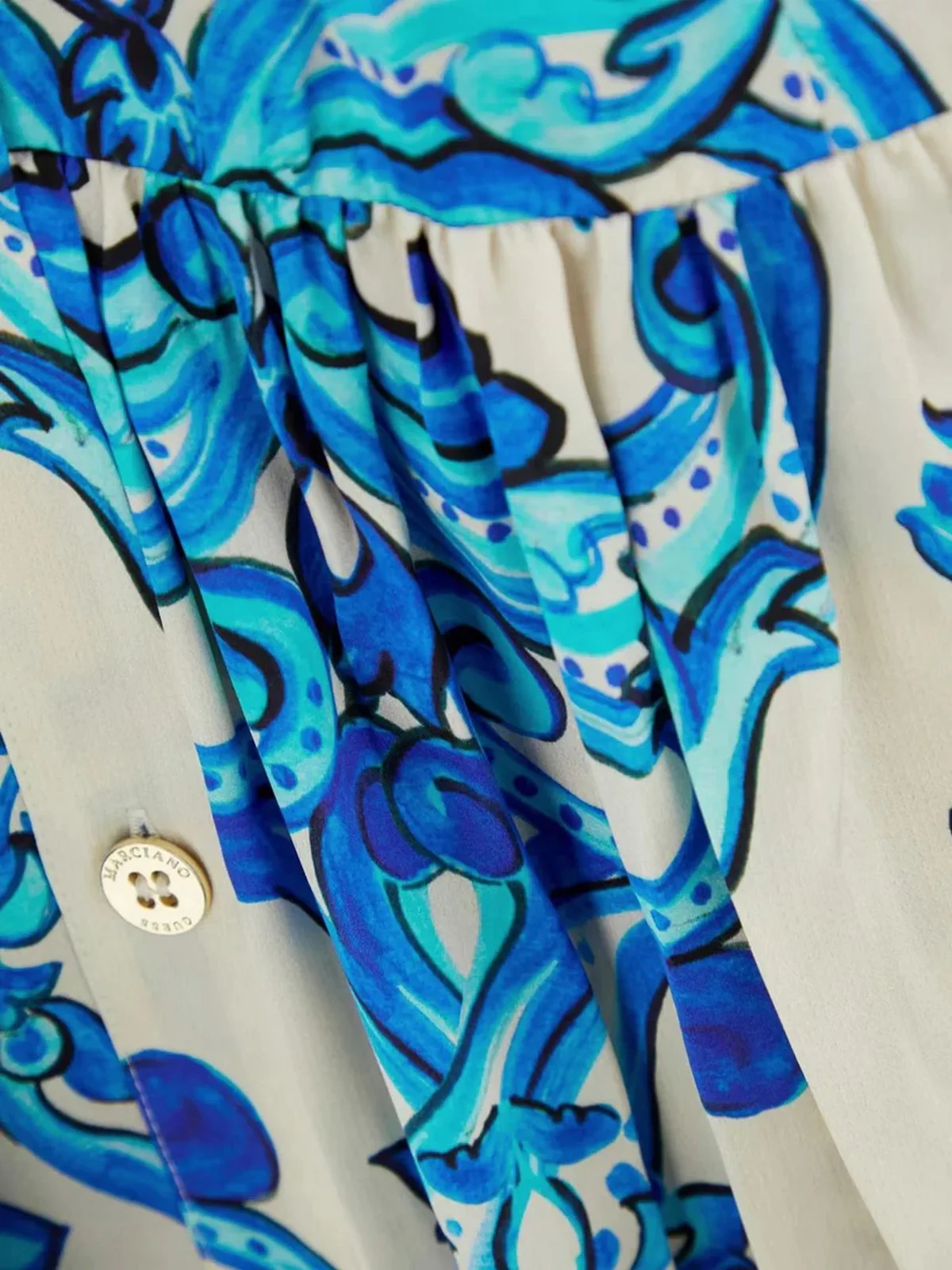 MARCIANO Abito Donna NOMAD MAXI DRESS 2GGK70 9700Z P7PT Blu - Image 3
