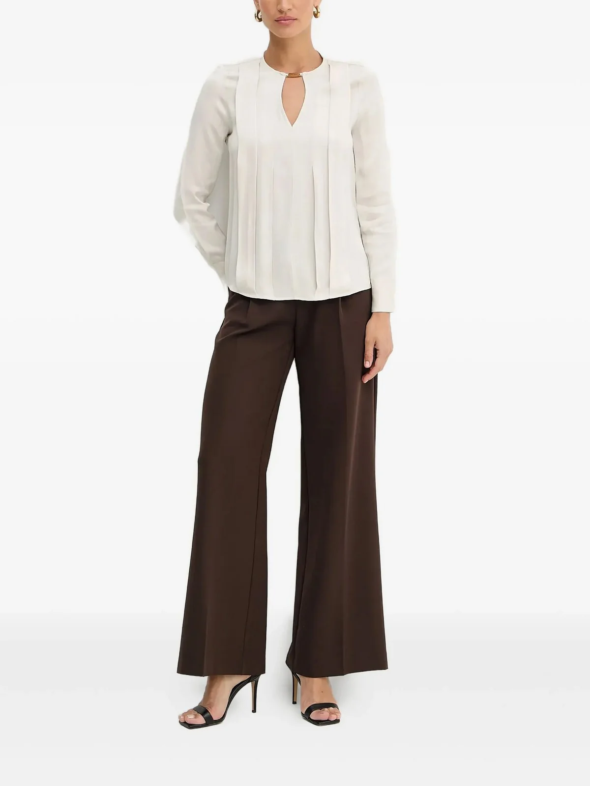 MARCIANO Blusa Donna ANITA V NECK LS BLOUSE 5YGH14 7356A G1I6 DREAMY MOON - Image 3