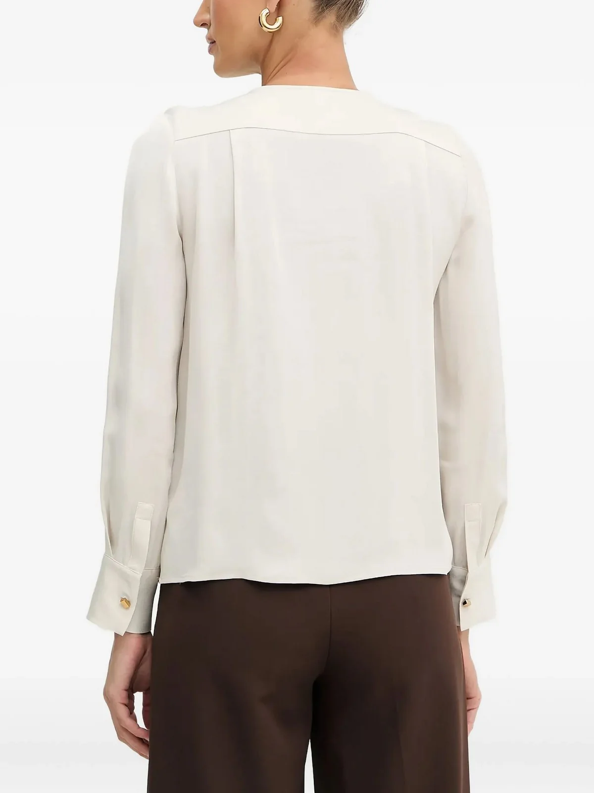 MARCIANO Blusa Donna ANITA V NECK LS BLOUSE 5YGH14 7356A G1I6 DREAMY MOON - Image 4