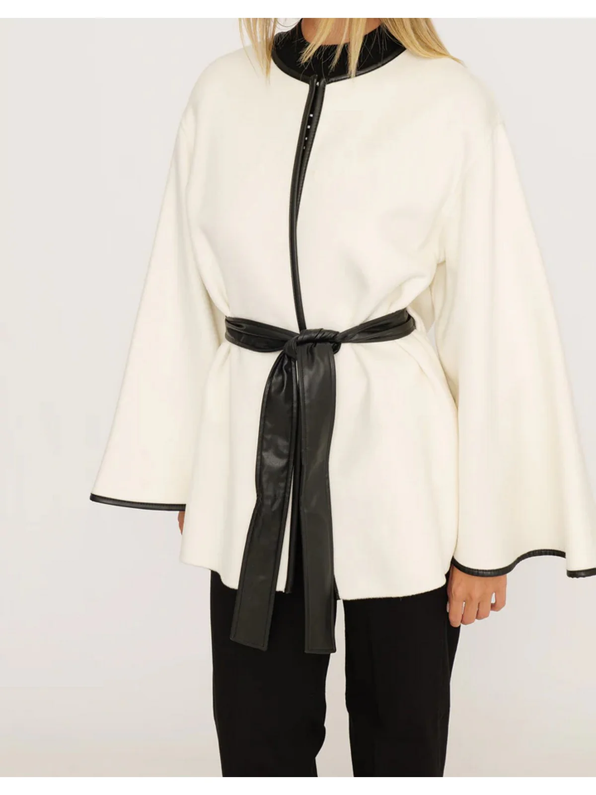 MARCIANO Cappotto Donna Corinne Belted Jacke 4YGL10 7125A G1CR Beige - Image 3