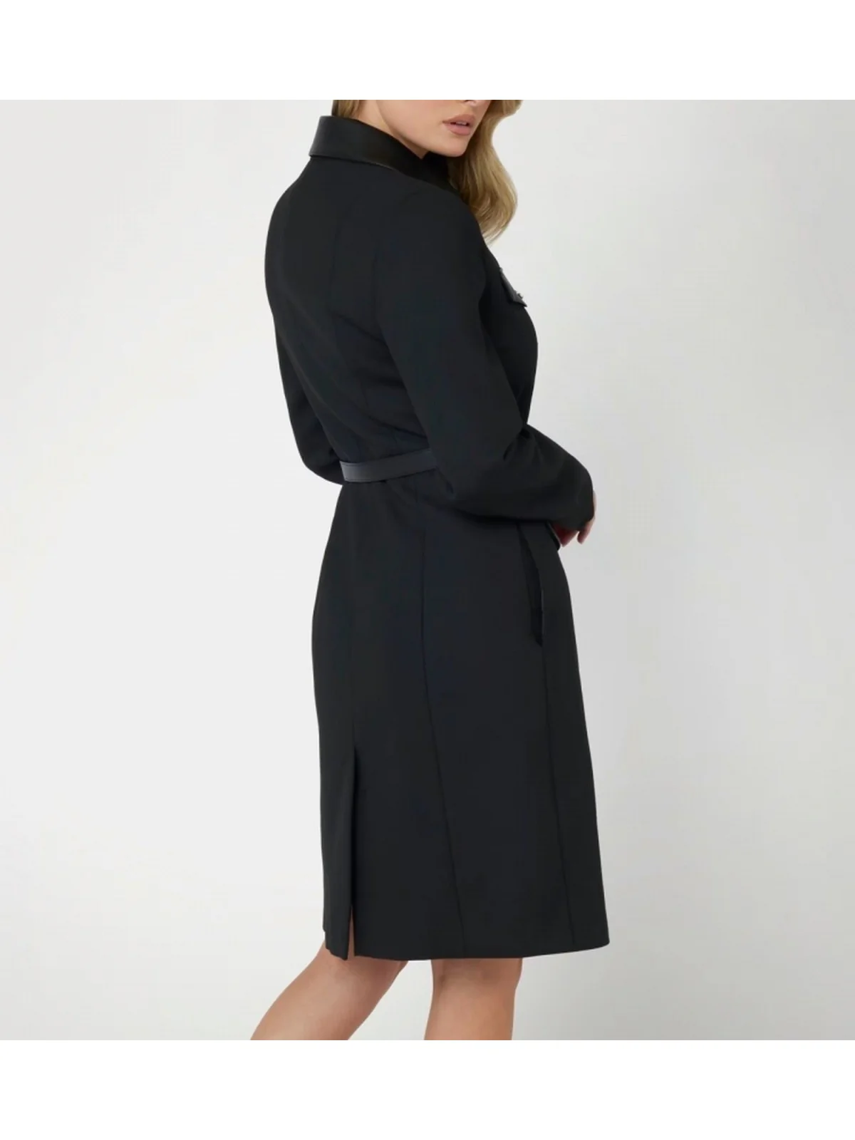 MARCIANO Cappotto Donna Diletta Belted Long 4YGL05 8827Z JBLK Nero - Image 2