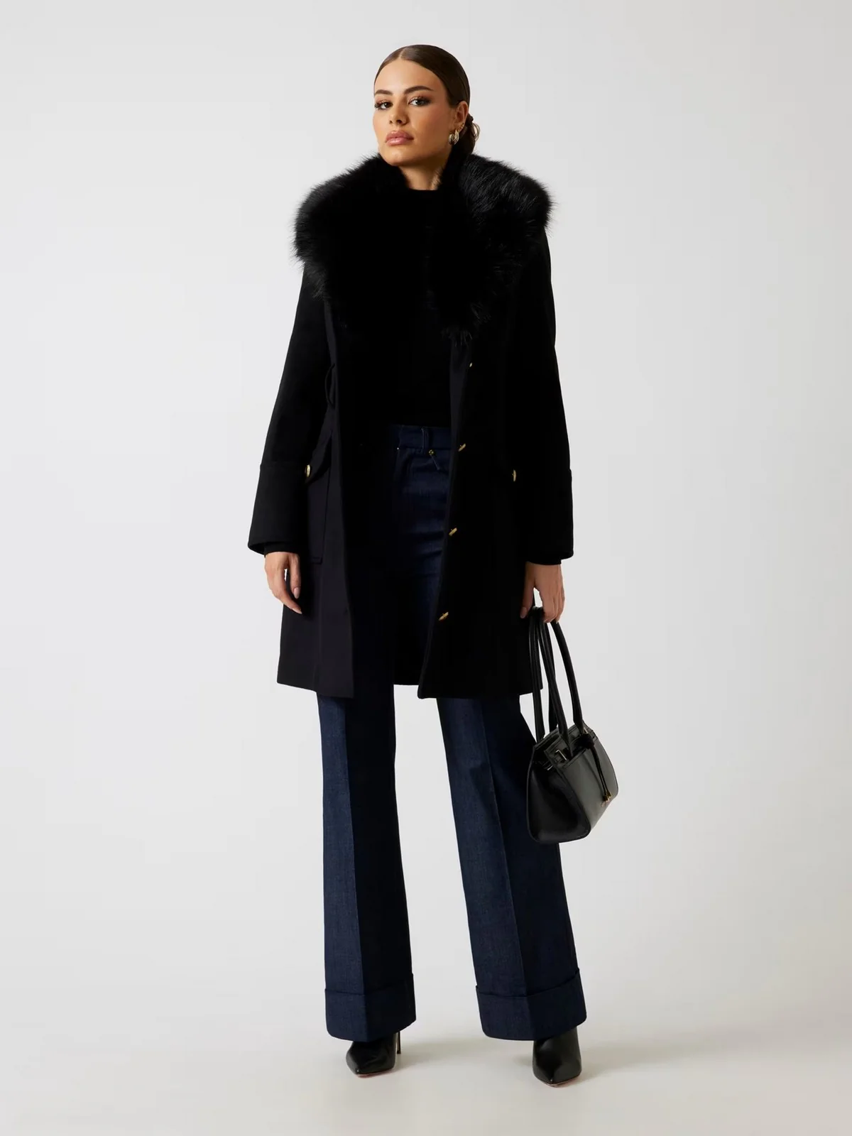 MARCIANO Cappotto Donna NEW ALICE COAT 5BGL26 1799Z JBLK Jet Black A996 - Image 3