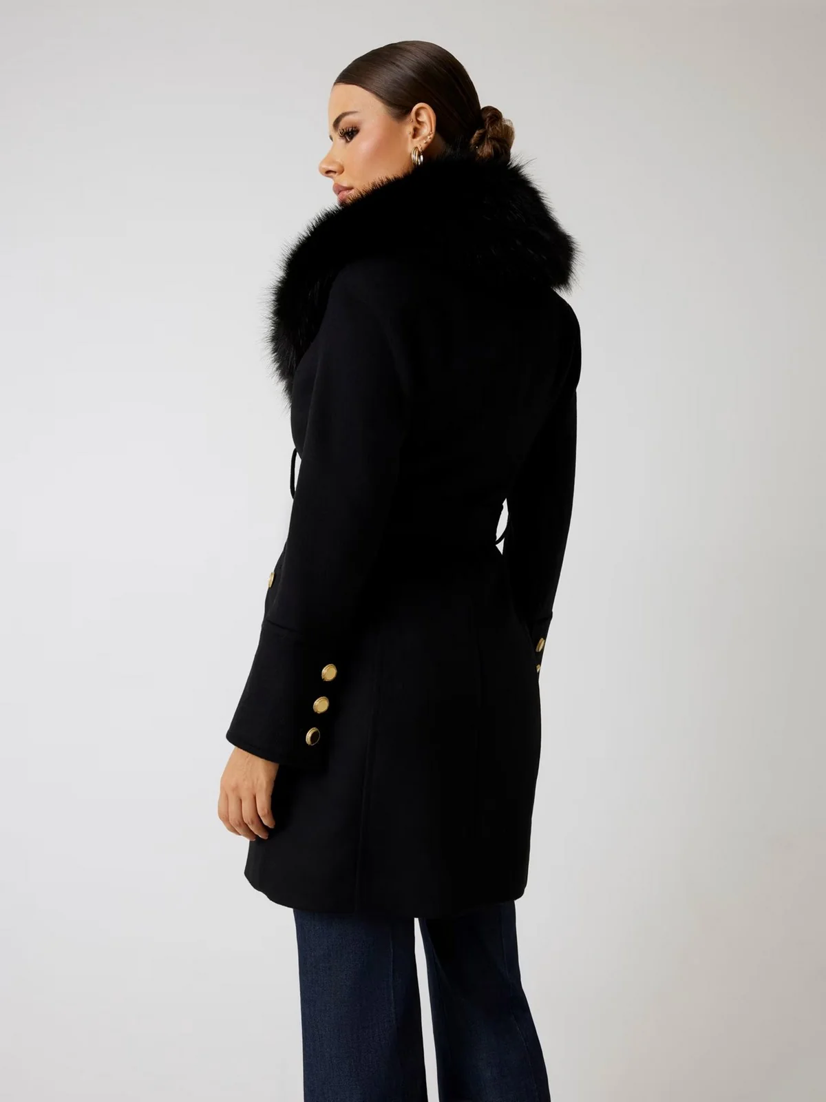 MARCIANO Cappotto Donna NEW ALICE COAT 5BGL26 1799Z JBLK Jet Black A996 - Image 4