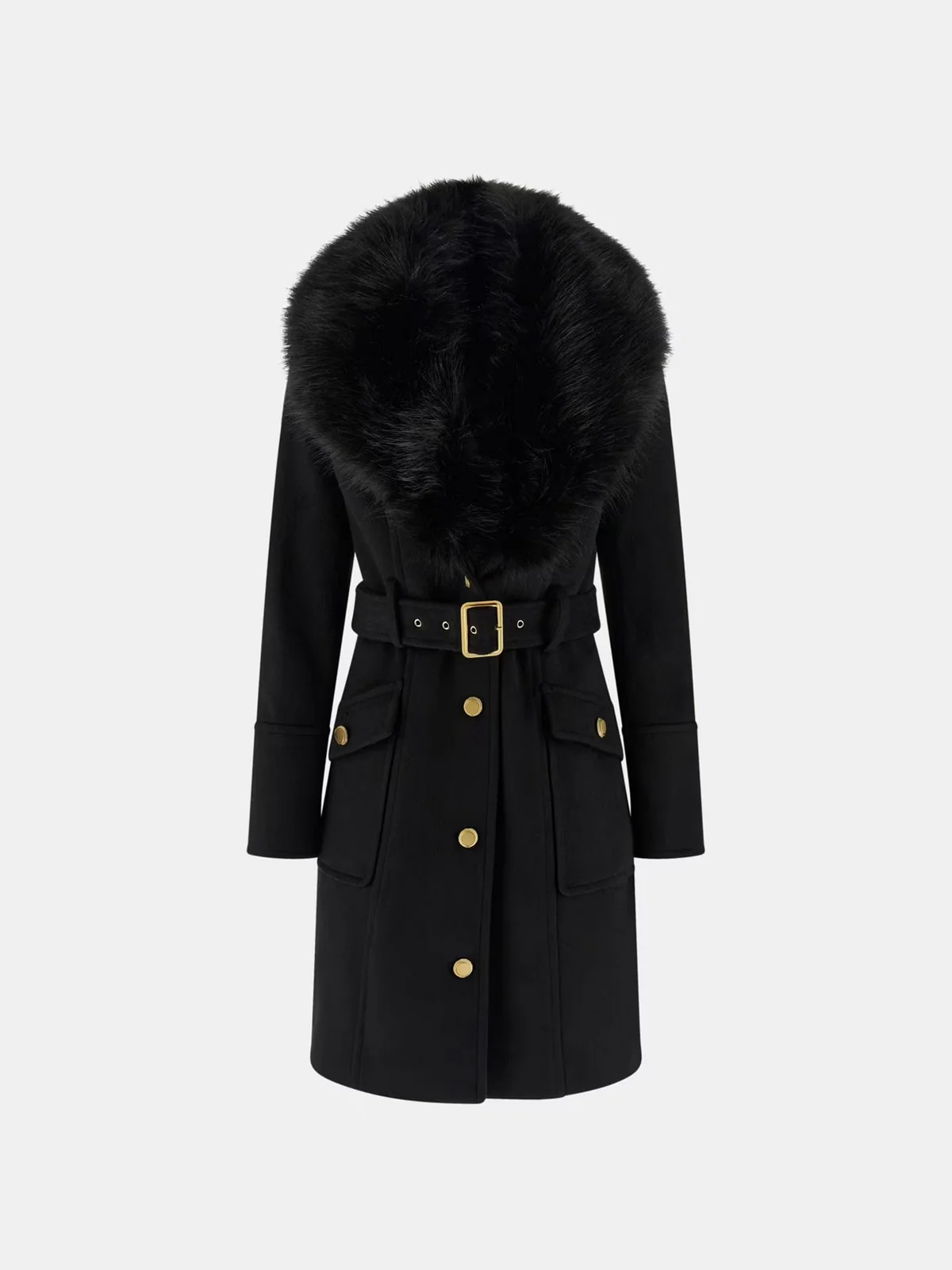 MARCIANO Cappotto Donna NEW ALICE COAT 5BGL26 1799Z JBLK Jet Black A996 - Image 6