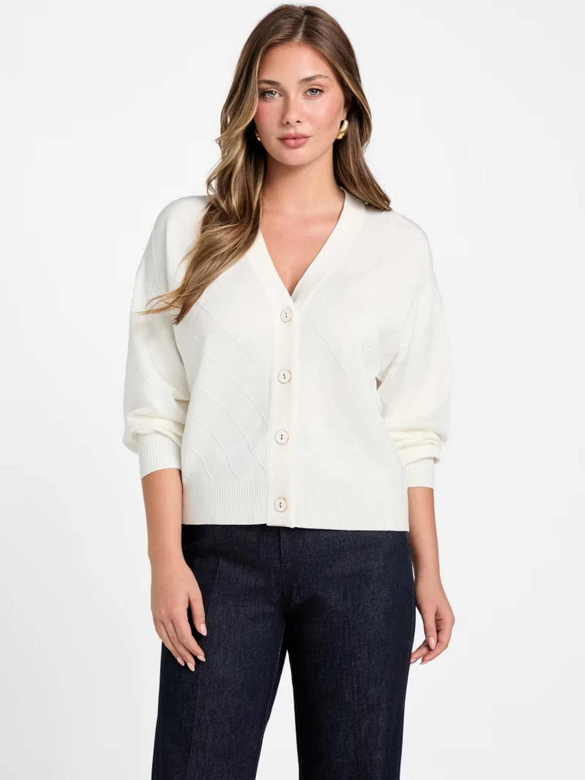 MARCIANO Cardigan Donna MILEY CARDI SWTR 5YGR13 5036Z G056 WHITE PEAKS - Image 2