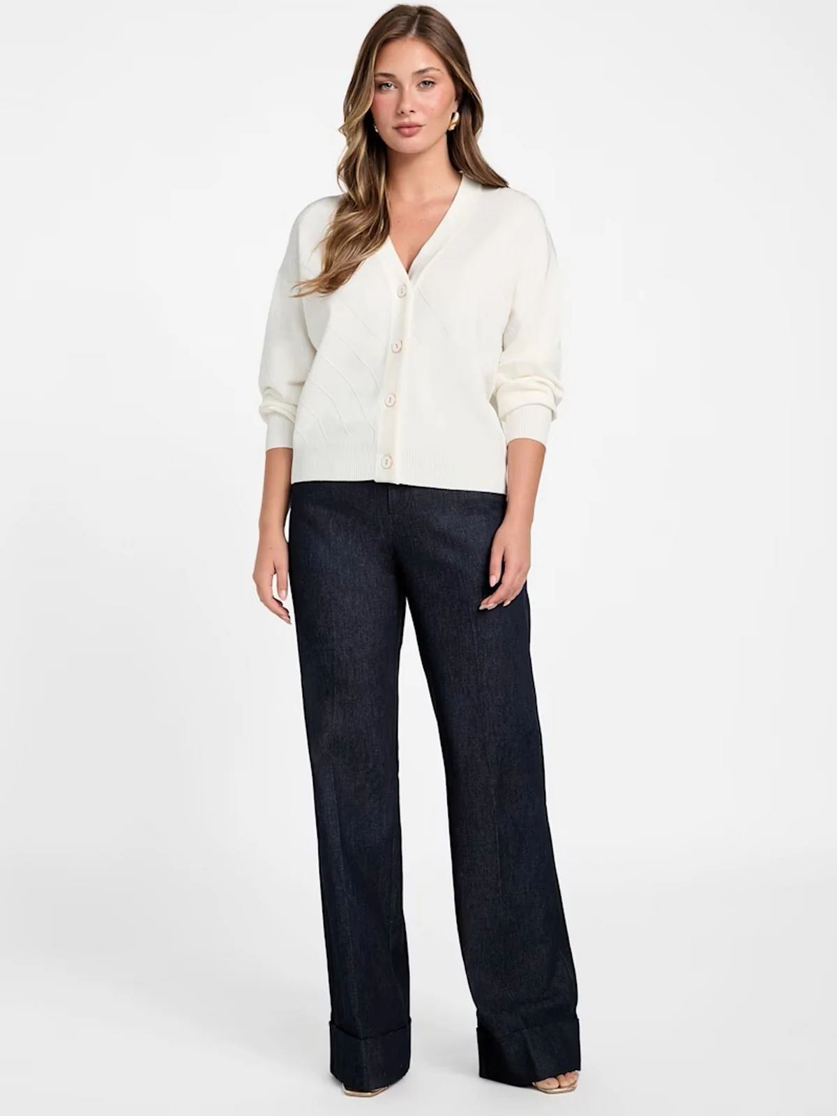 MARCIANO Cardigan Donna MILEY CARDI SWTR 5YGR13 5036Z G056 WHITE PEAKS - Image 3