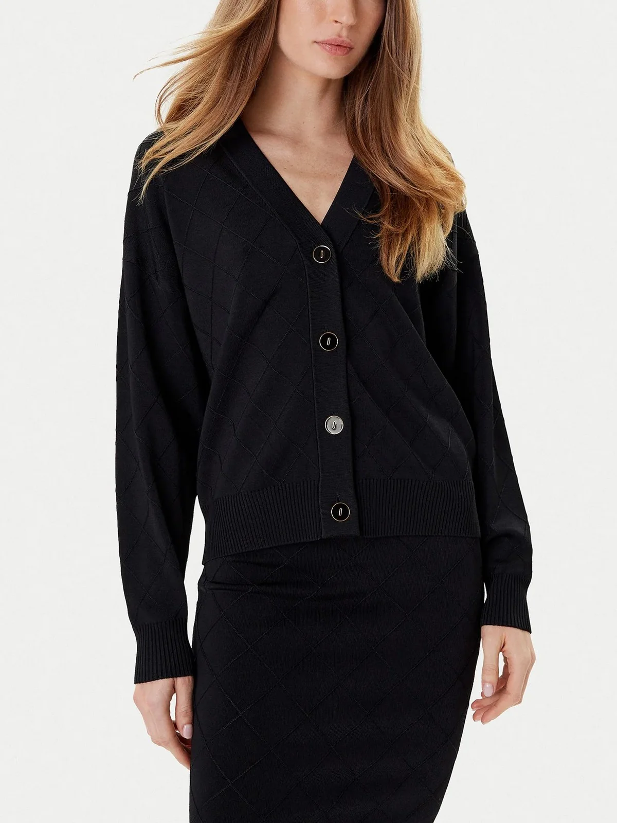 MARCIANO Cardigan Donna MILEY CARDI SWTR 5YGR13 5036Z JBLK Jet Black A996 - Image 2