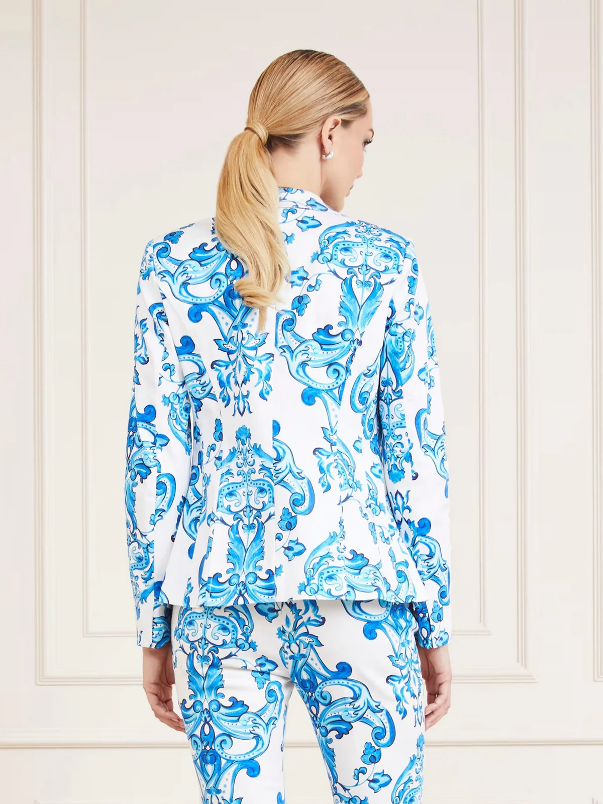 MARCIANO Giacca Donna BLUE NOTE BLAZER 4GGN02 7247Z P7PT Blu - Image 3
