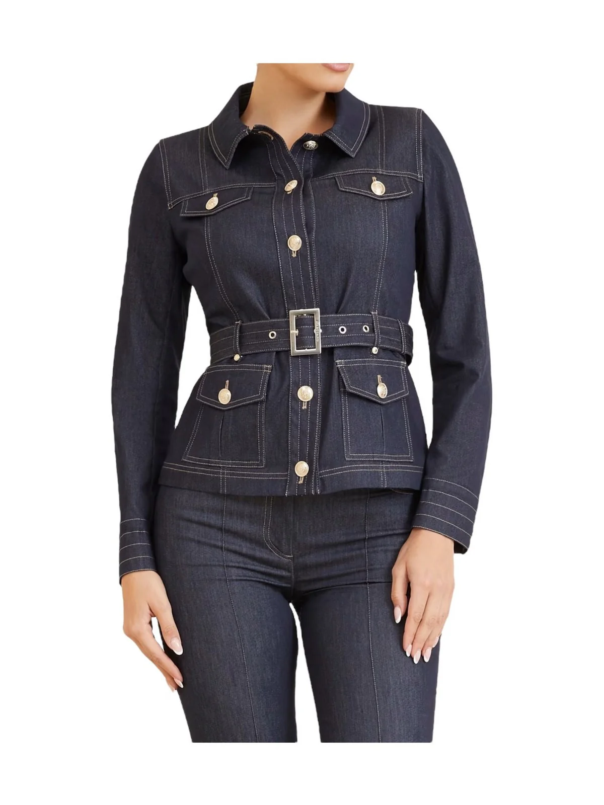 MARCIANO Giacca Donna Maya Jacket 4YGL02 7073A DABL Blu - Image 2